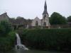 L'église et la cascade